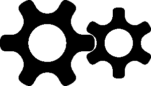 Free gear machine mesh vector